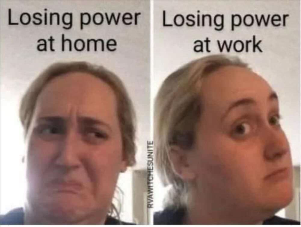 losing power