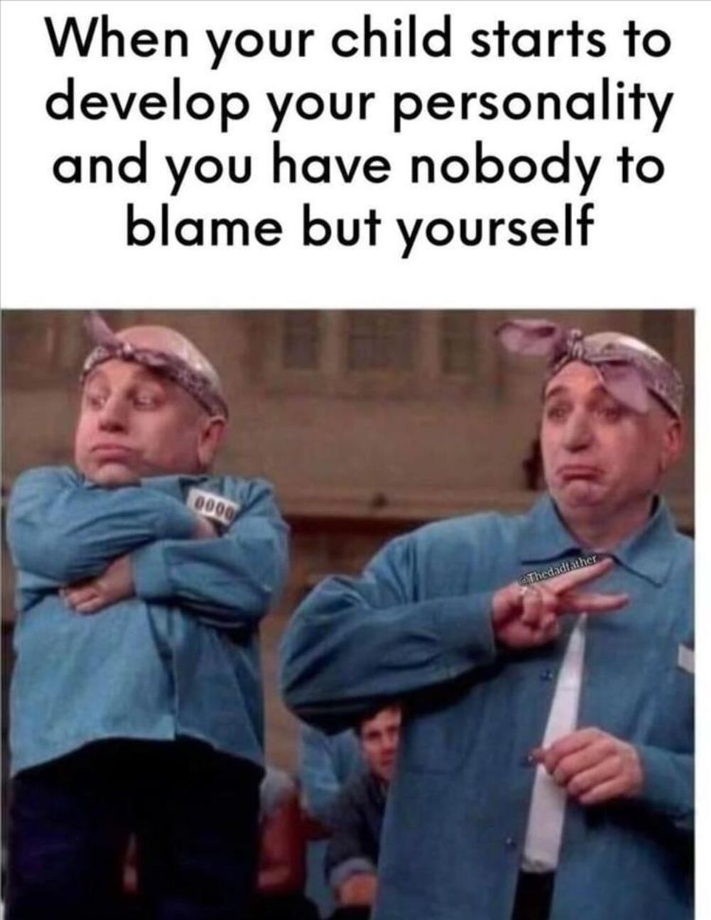 blame yourself