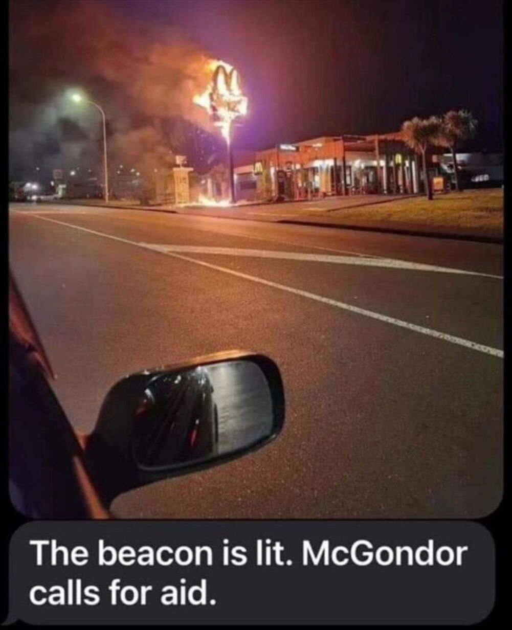 the beacon is lit