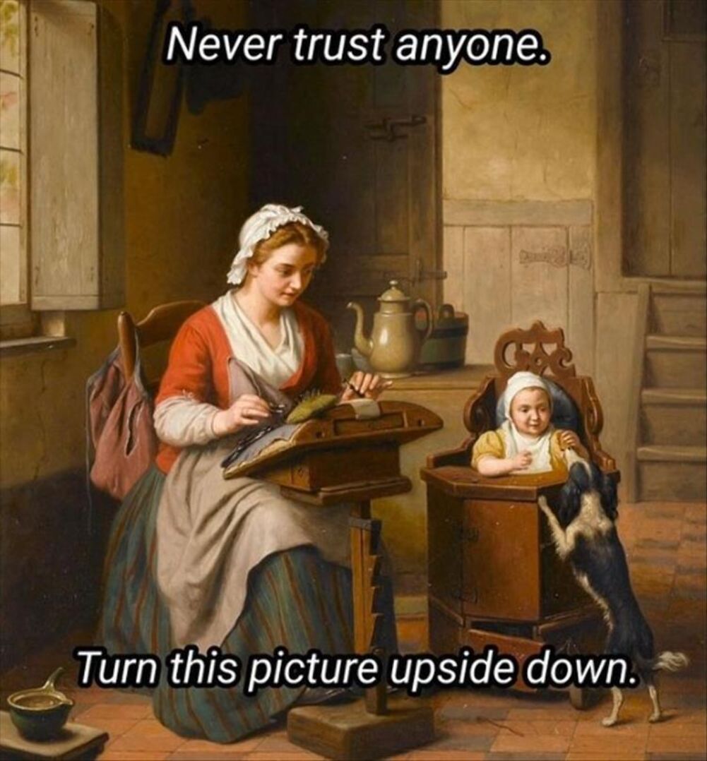 never trust