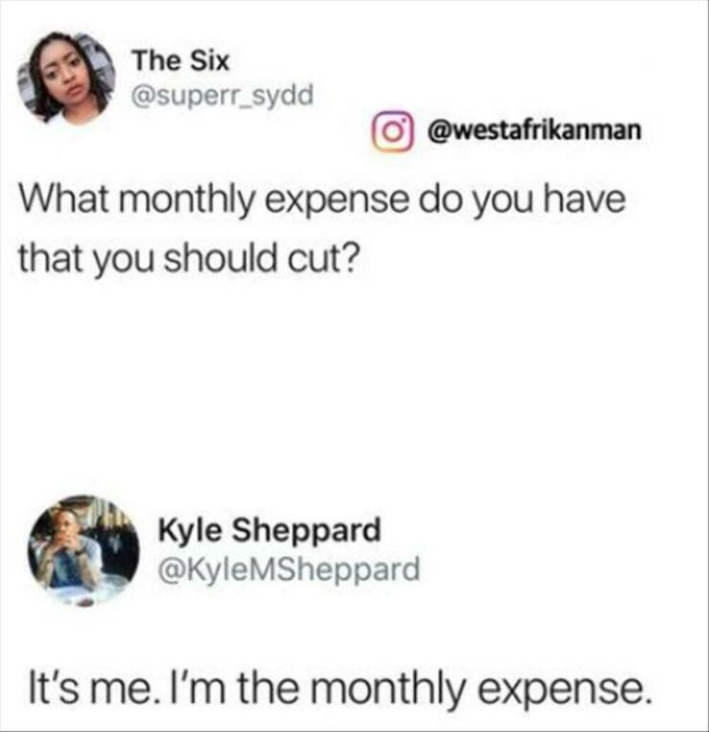 monthly expenses