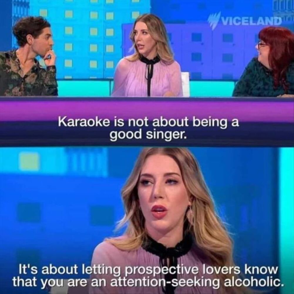 not a good singer