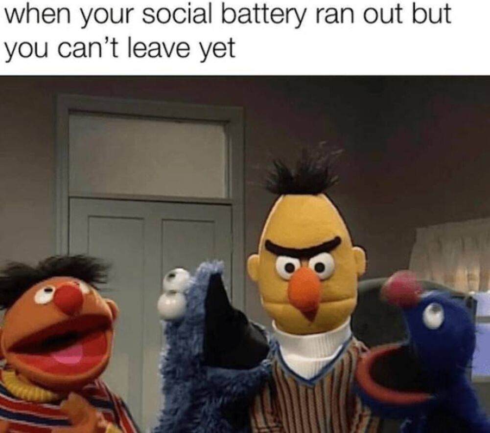 social battery is out