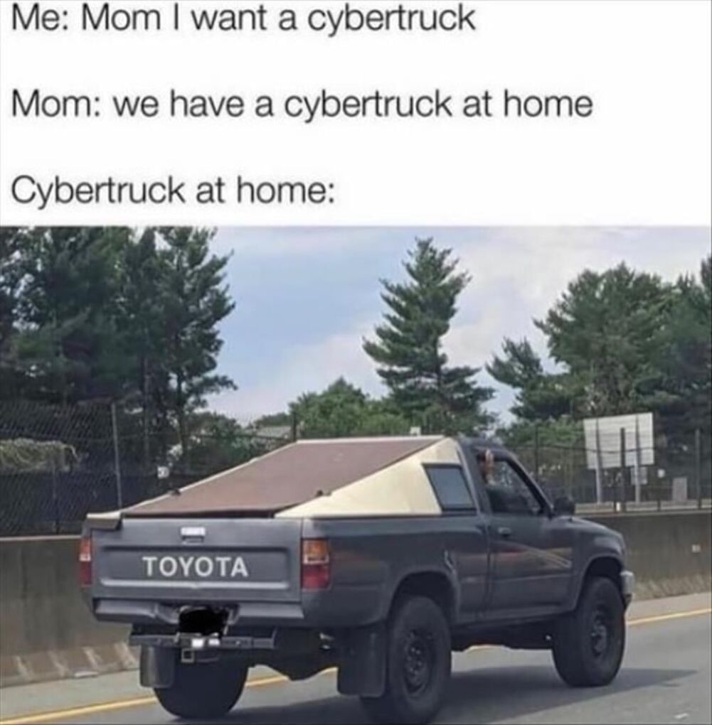 want a cybertruck