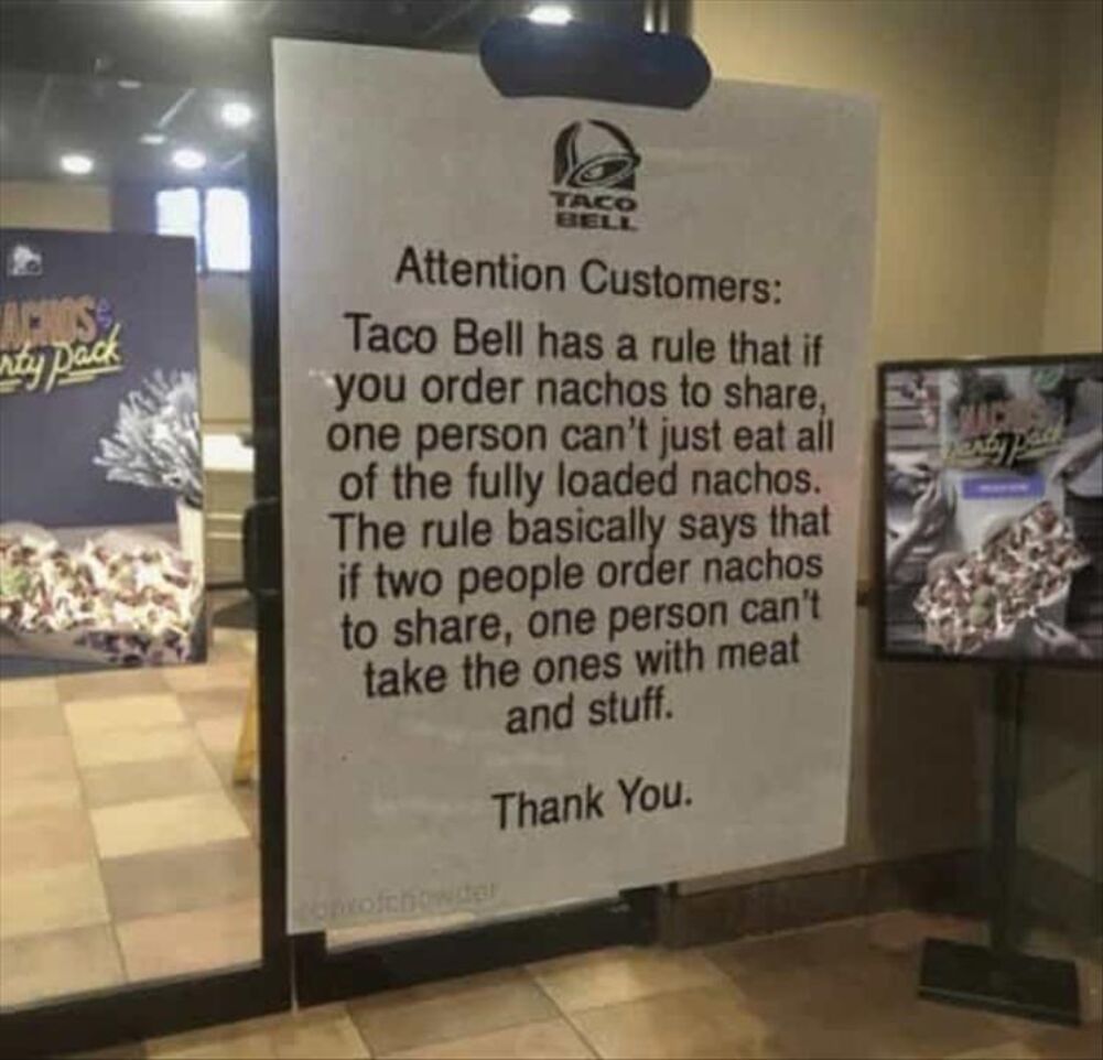 attention customers