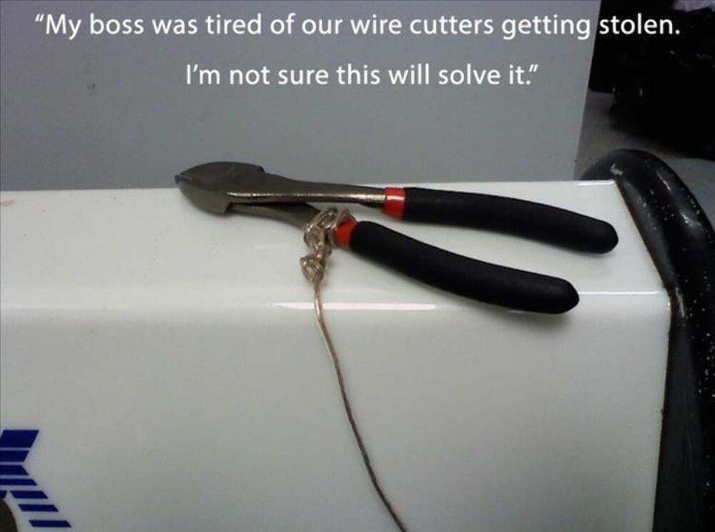 the wire cutters